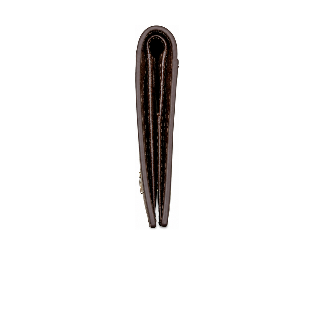LE: BETO Cove Dark Brown Bifold Wallet Side Profile