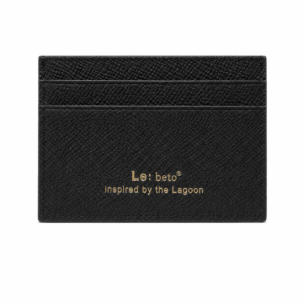 LE: BETO Tide Black Card Holder Front